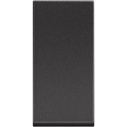 Прекинувач обичен 1 модул црн RG4001P